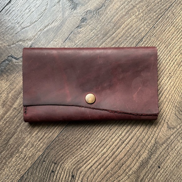 Portland Leather Handbags - MERLOT Portland Leather Rancher Wallet